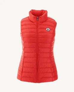 Donzen Jassen & Jacks-JOTT Doudoune Legere Sans Manches Rouge Vif Seda 318 Fire Red