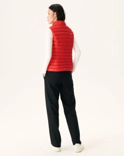 Donzen Jassen & Jacks-JOTT Doudoune Legere Sans Manches Rouge Vif Seda 318 Fire Red