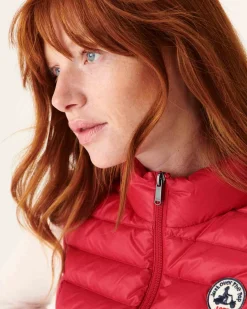 Donzen Jassen & Jacks-JOTT Doudoune Legere Sans Manches Rouge Seda 300 Red