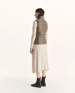 Donzen Jassen & Jacks-JOTT Doudoune Legere Sans Manches Taupe Seda 808 Taupe
