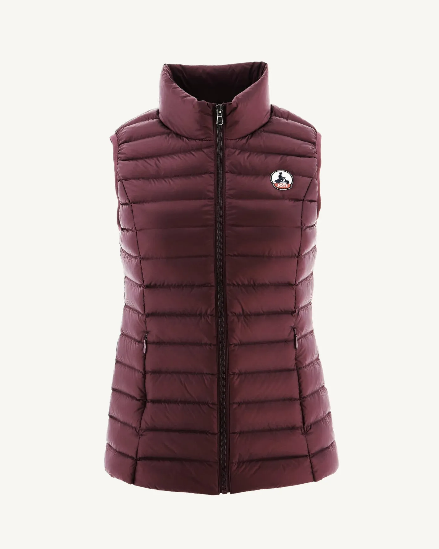 Donzen Jassen & Jacks-JOTT Doudoune Legere Sans Manches Aubergine Seda 461 Aubergine