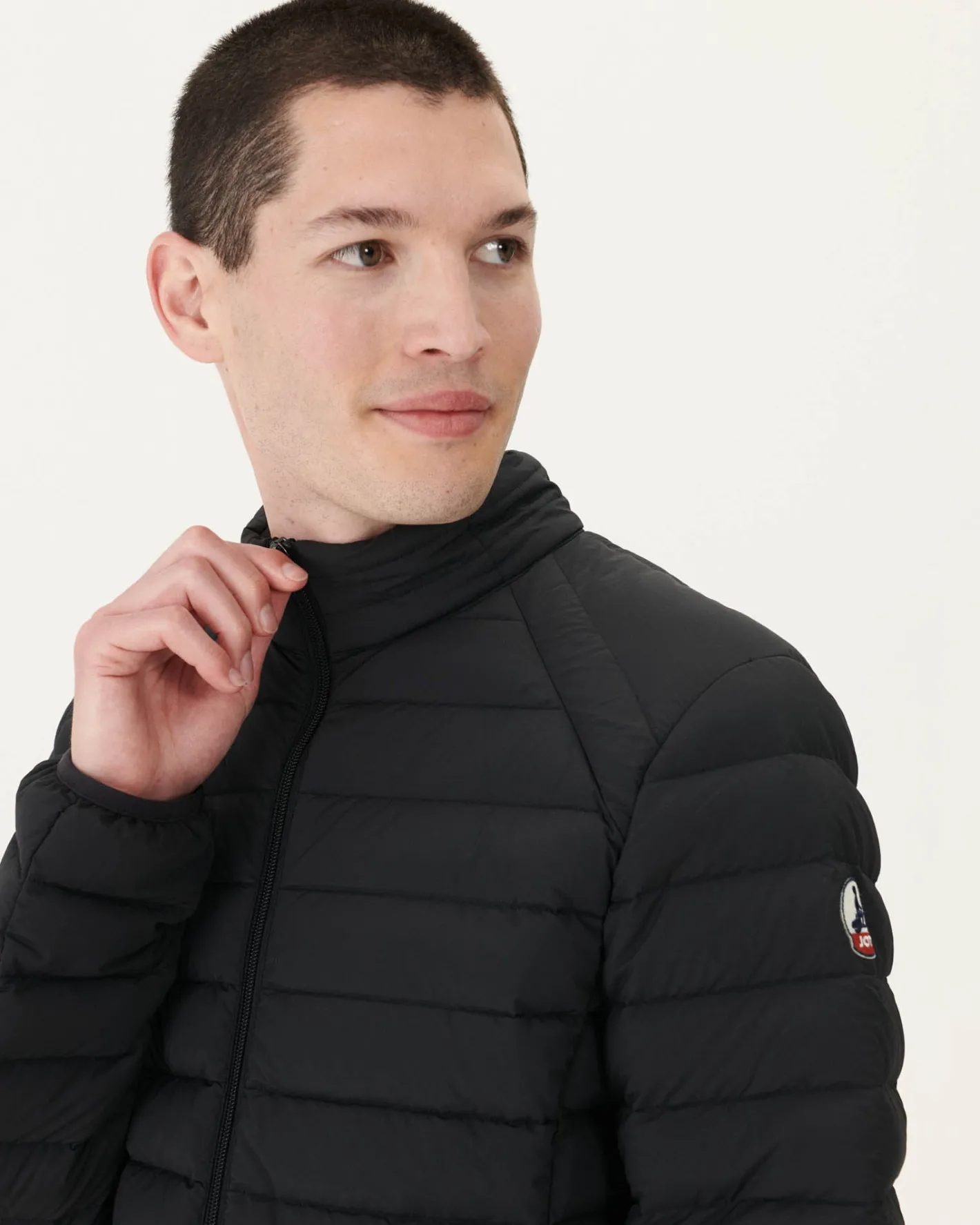 Donzen Jassen & Jacks-JOTT Doudoune Legere Stretch Noir Aragon 999 Black