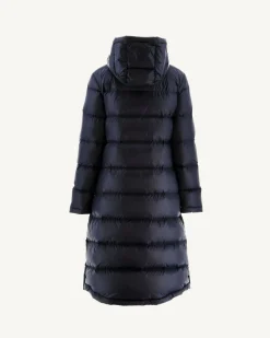 Donzen Jassen & Jacks-JOTT Doudoune Longue A Capuche Grand Froid Marine Karachi 104 Marine