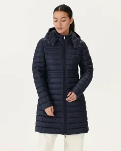 Donzen Jassen & Jacks-JOTT Doudoune Longue A Capuche Marine Vero 104 Navy