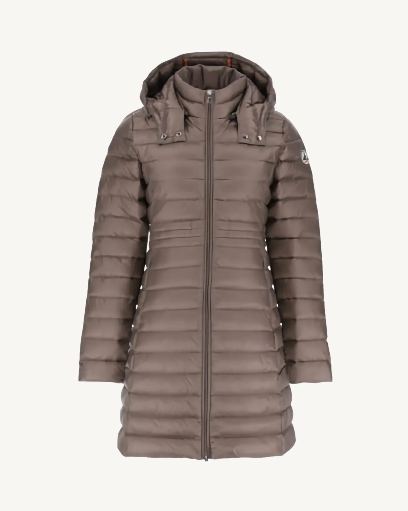 Donzen Jassen & Jacks-JOTT Doudoune Longue A Capuche Taupe Vero 808 Taupe