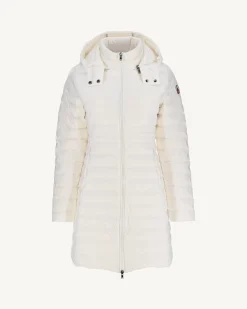 Donzen Jassen & Jacks-JOTT Doudoune Longue A Capuche Blanc Vero 901 Blanc