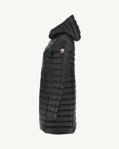 Donzen Jassen & Jacks-JOTT Doudoune Longue A Capuche Noir Vero 999 Black