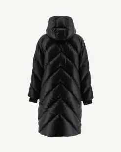 Donzen Jassen & Jacks-JOTT Doudoune Longue Grand Froid Noir Comet 999 Black