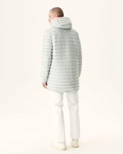 Donzen Jassen & Jacks-JOTT Doudoune Longue Reversible A Capuche Noir/Gris Clair Amsterdam 9902 Black/Soft Grey