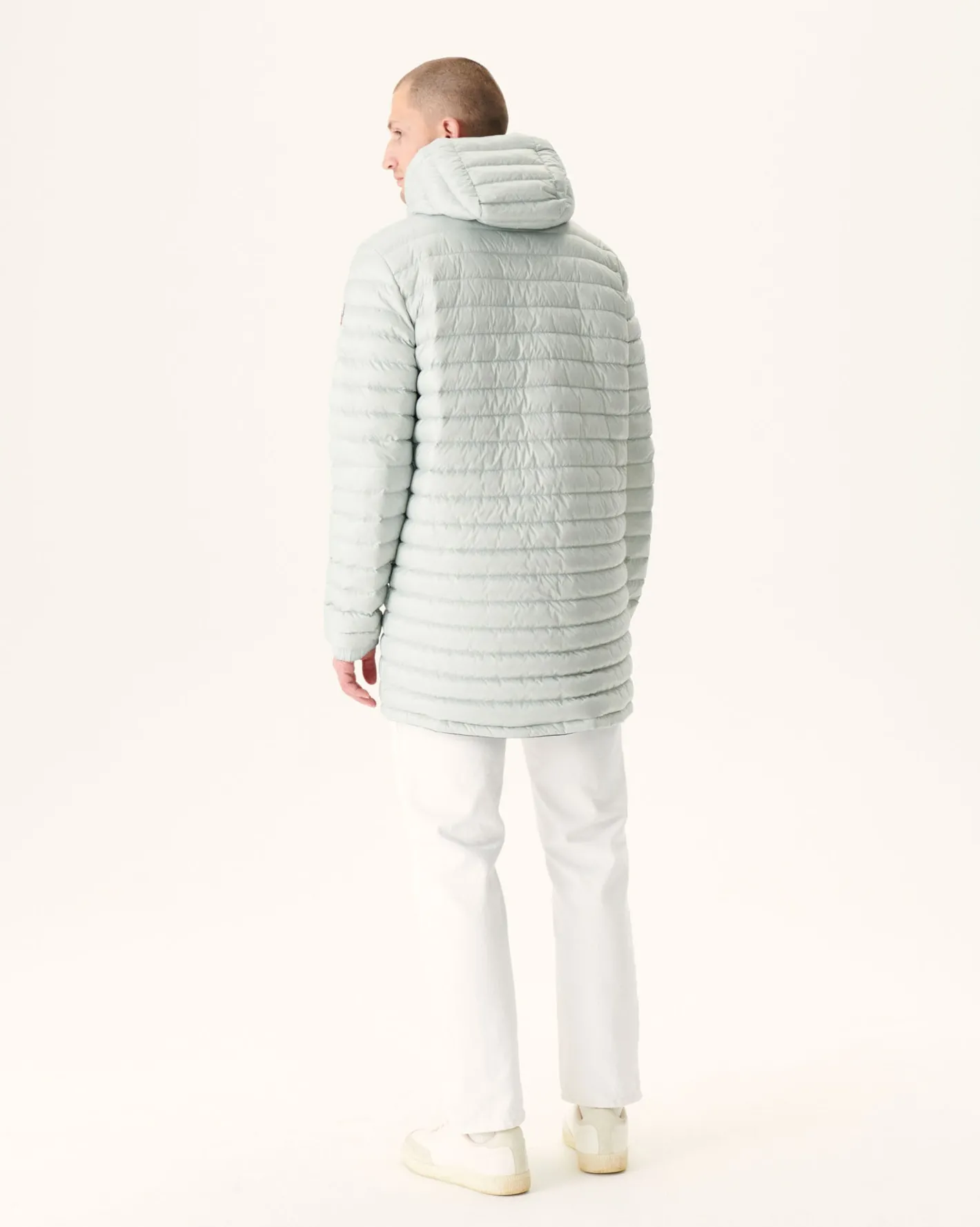 Donzen Jassen & Jacks-JOTT Doudoune Longue Reversible A Capuche Noir/Gris Clair Amsterdam 9902 Black/Soft Grey