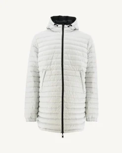 Donzen Jassen & Jacks-JOTT Doudoune Longue Reversible A Capuche Noir/Gris Clair Amsterdam 9902 Black/Soft Grey
