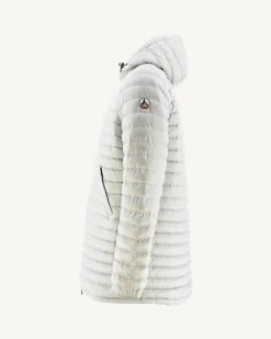 Donzen Jassen & Jacks-JOTT Doudoune Longue Reversible A Capuche Noir/Gris Clair Amsterdam 9902 Black/Soft Grey