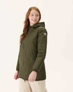 Donzen Jassen & Jacks-JOTT Doudoune Longue Reversible Army/Rose Clair Roma 2552 Army/Soft Pink