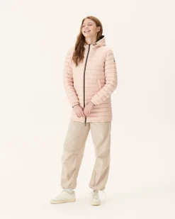 Donzen Jassen & Jacks-JOTT Doudoune Longue Reversible Army/Rose Clair Roma 2552 Army/Soft Pink
