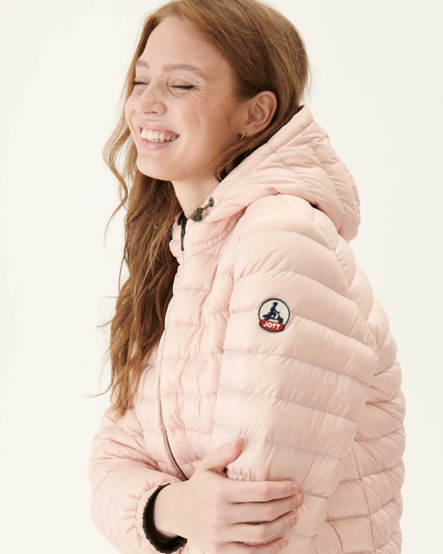 Donzen Jassen & Jacks-JOTT Doudoune Longue Reversible Army/Rose Clair Roma 2552 Army/Soft Pink