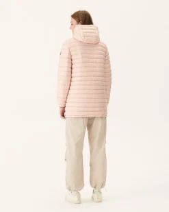 Donzen Jassen & Jacks-JOTT Doudoune Longue Reversible Army/Rose Clair Roma 2552 Army/Soft Pink