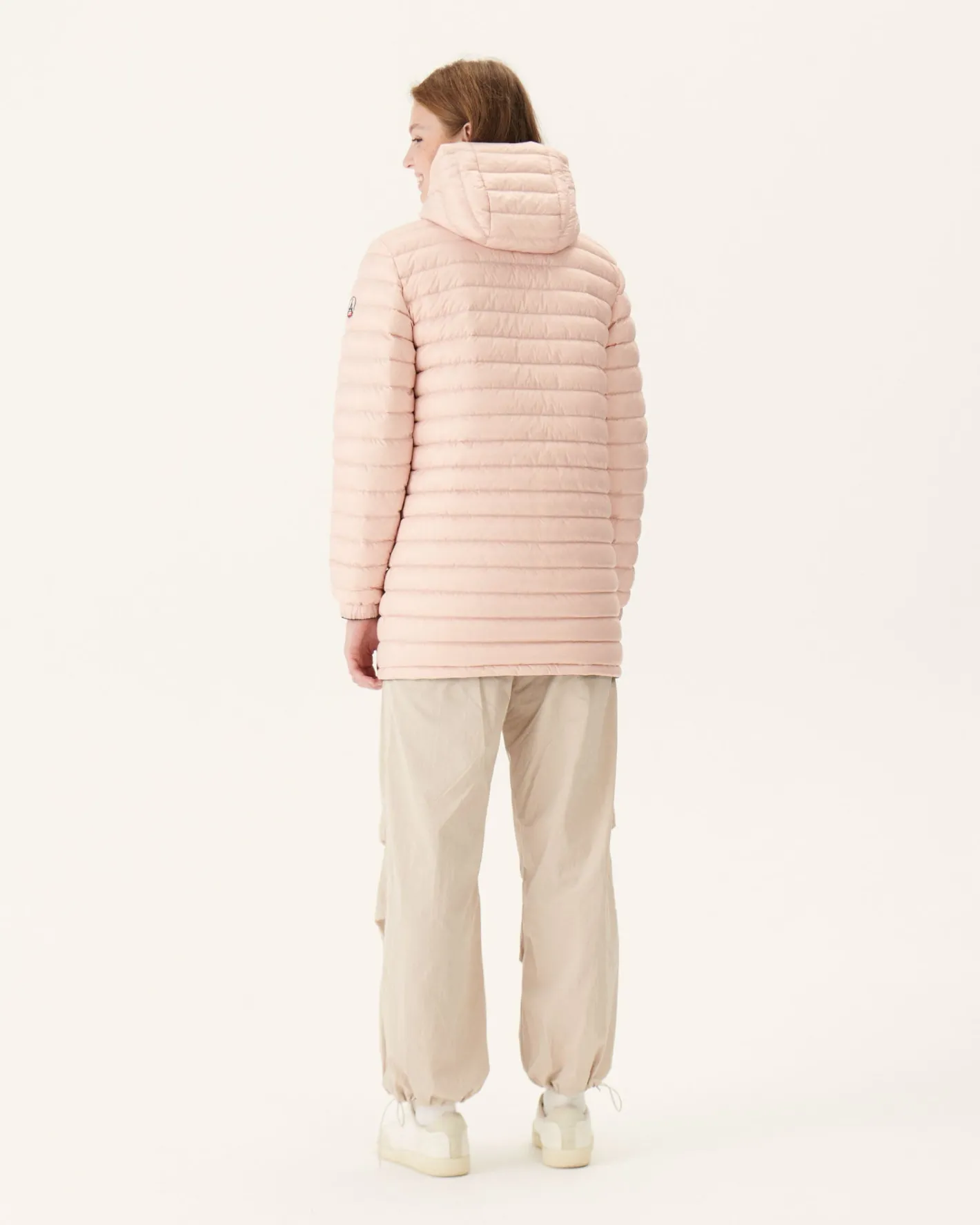 Donzen Jassen & Jacks-JOTT Doudoune Longue Reversible Army/Rose Clair Roma 2552 Army/Soft Pink