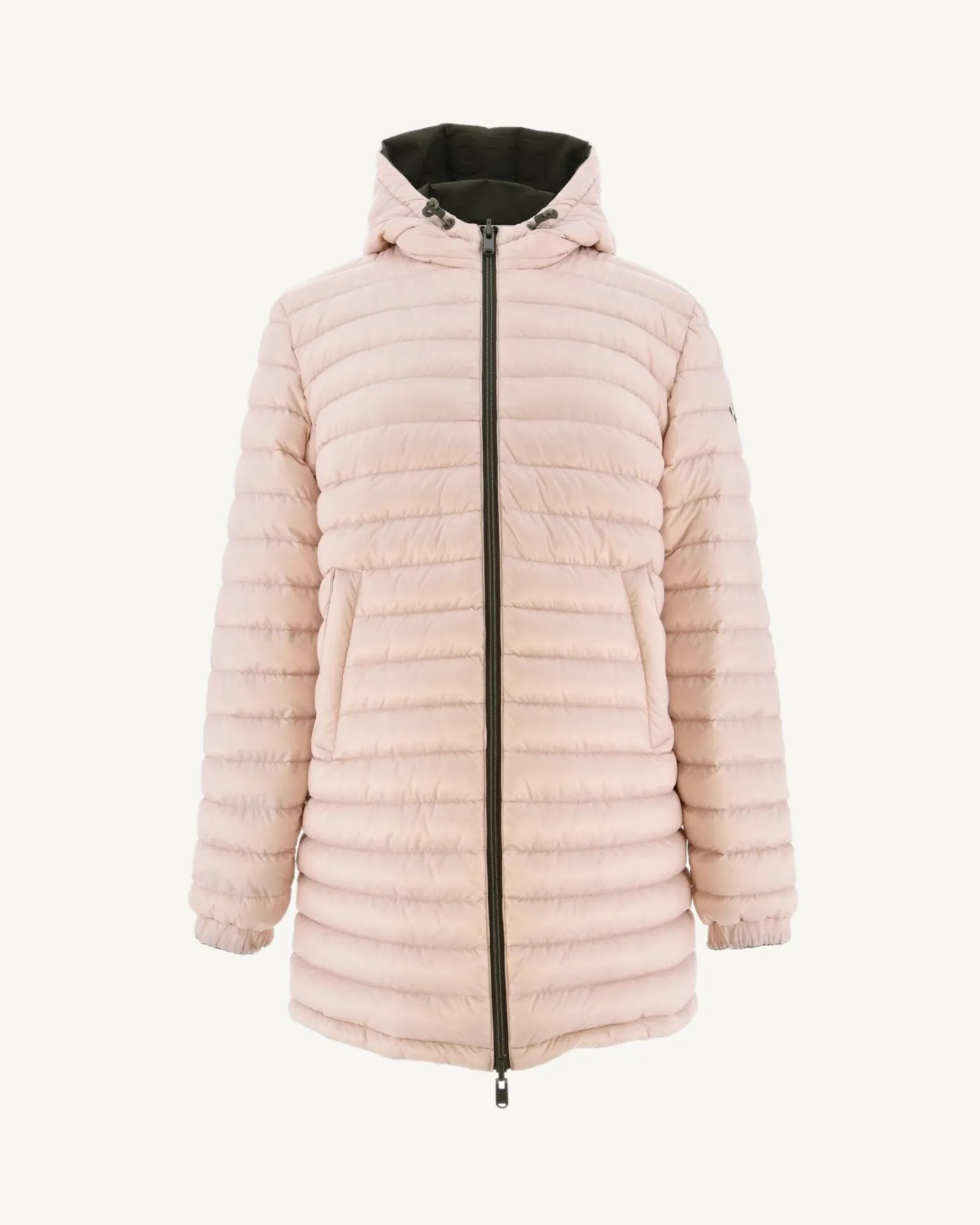 Donzen Jassen & Jacks-JOTT Doudoune Longue Reversible Army/Rose Clair Roma 2552 Army/Soft Pink