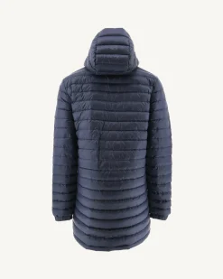 Donzen Jassen & Jacks-JOTT Doudoune Longue Reversible A Capuche Marine Amsterdam 104 Marine