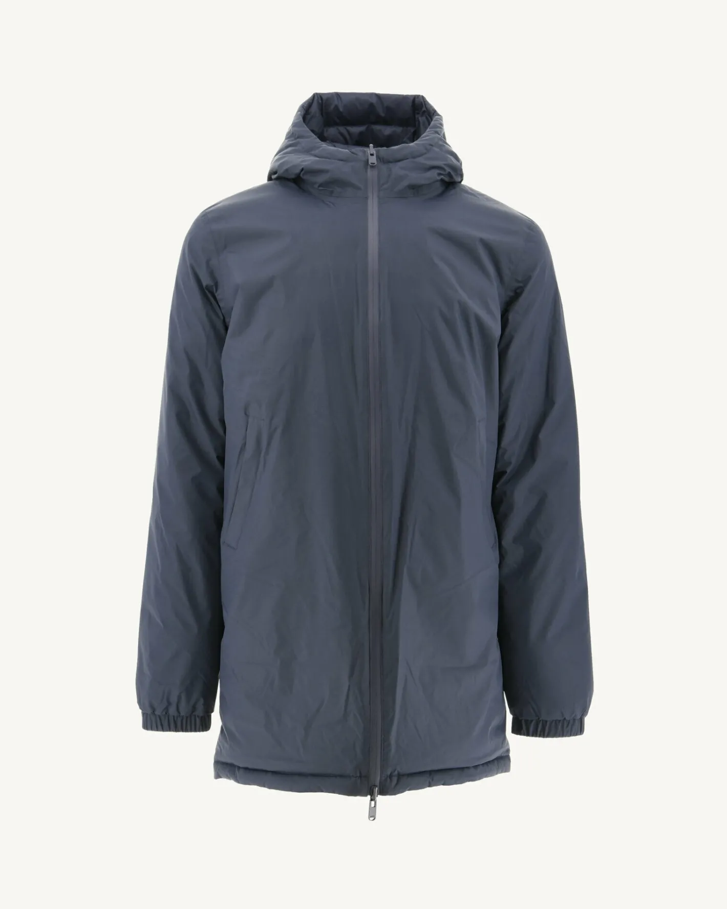 Donzen Jassen & Jacks-JOTT Doudoune Longue Reversible A Capuche Marine Amsterdam 104 Marine