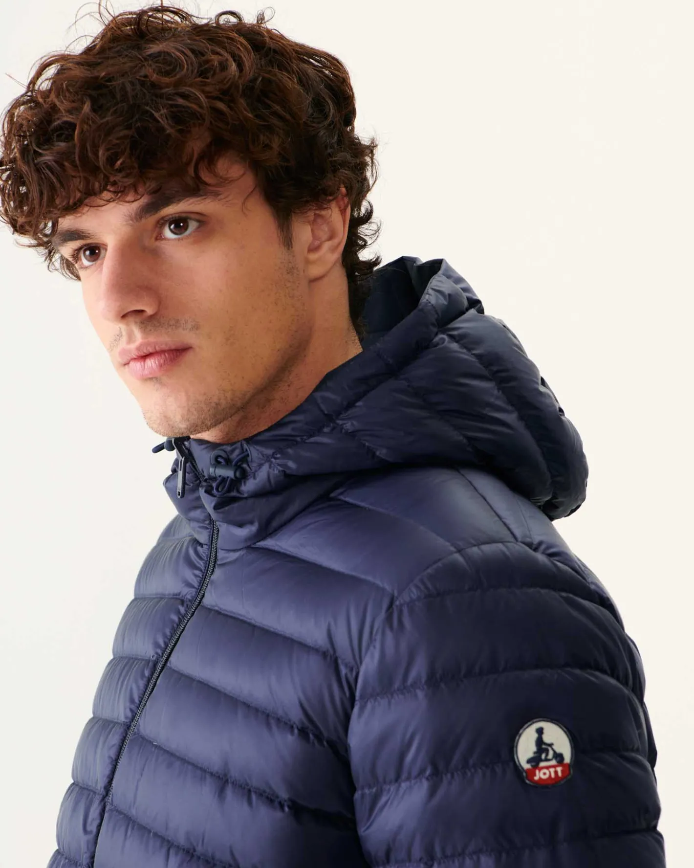 Donzen Jassen & Jacks-JOTT Doudoune Longue Reversible A Capuche Marine Amsterdam 104 Marine
