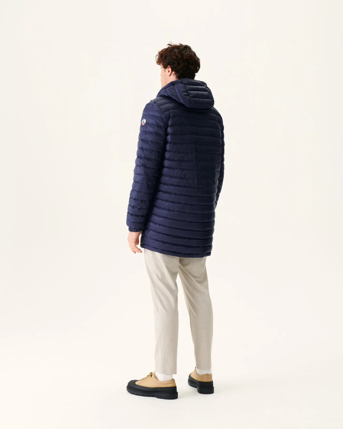 Donzen Jassen & Jacks-JOTT Doudoune Longue Reversible A Capuche Marine Amsterdam 104 Marine