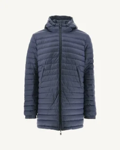 Donzen Jassen & Jacks-JOTT Doudoune Longue Reversible A Capuche Marine Amsterdam 104 Marine