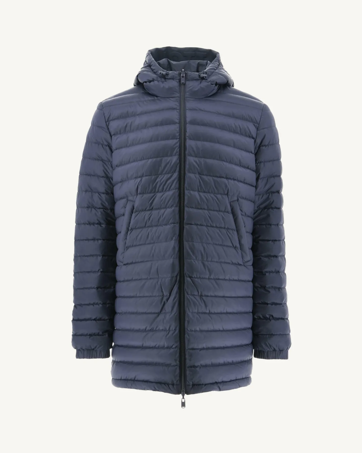 Donzen Jassen & Jacks-JOTT Doudoune Longue Reversible A Capuche Marine Amsterdam 104 Marine