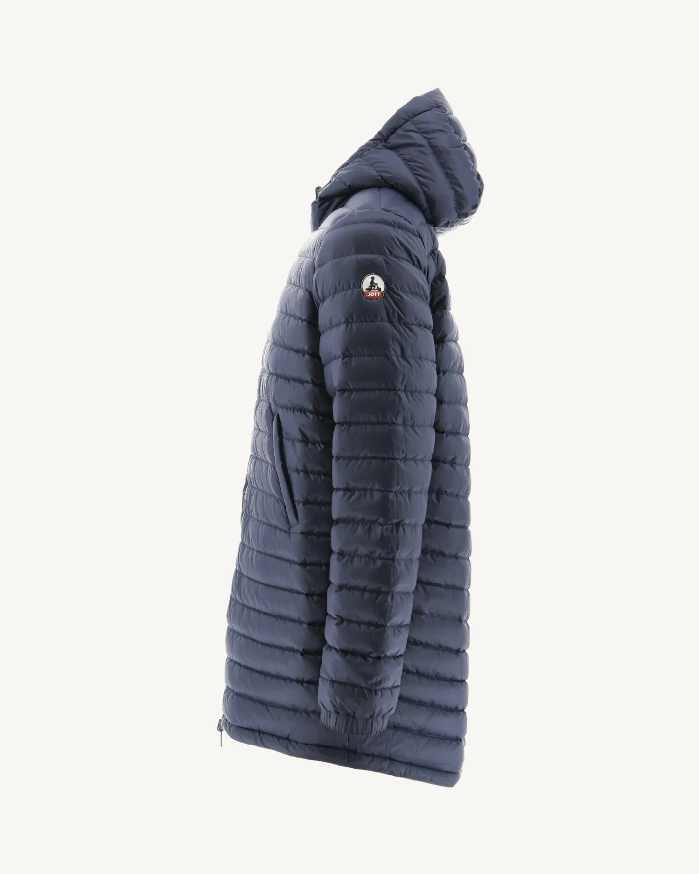 Donzen Jassen & Jacks-JOTT Doudoune Longue Reversible A Capuche Marine Amsterdam 104 Marine