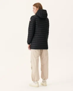 Donzen Jassen & Jacks-JOTT Doudoune Longue Reversible Noir Roma 999 Noir