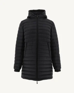 Donzen Jassen & Jacks-JOTT Doudoune Longue Reversible Noir Roma 999 Noir