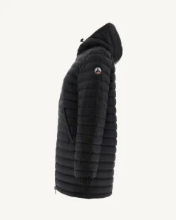 Donzen Jassen & Jacks-JOTT Doudoune Longue Reversible Noir Roma 999 Noir