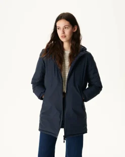 Donzen Jassen & Jacks-JOTT Doudoune Longue Reversible Marine Roma 104 Marine