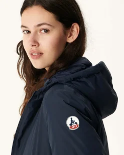 Donzen Jassen & Jacks-JOTT Doudoune Longue Reversible Marine Roma 104 Marine