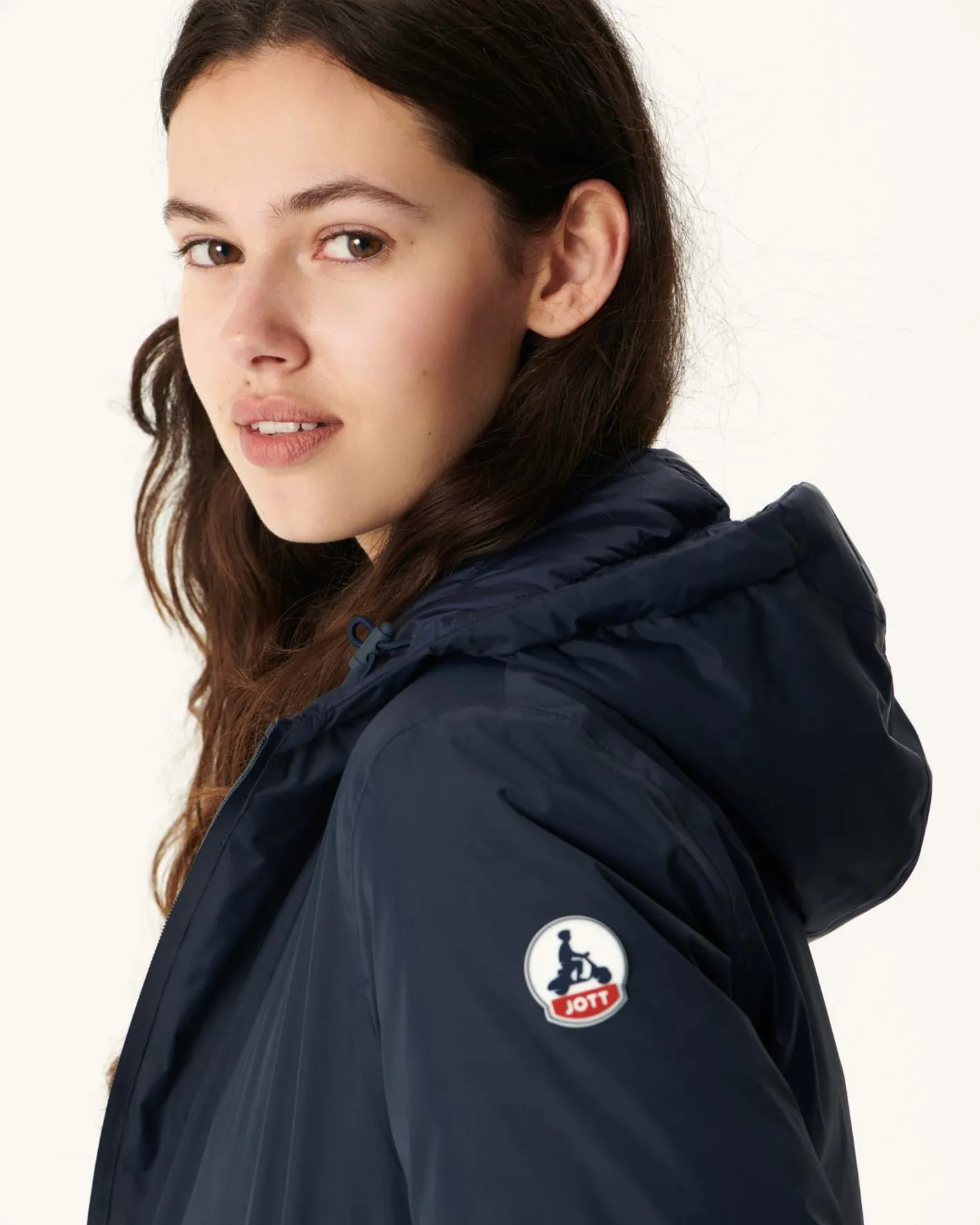 Donzen Jassen & Jacks-JOTT Doudoune Longue Reversible Marine Roma 104 Marine