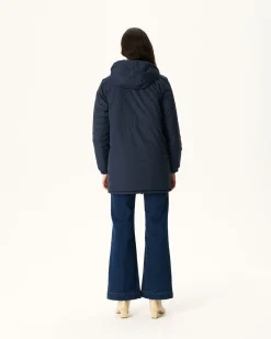 Donzen Jassen & Jacks-JOTT Doudoune Longue Reversible Marine Roma 104 Marine