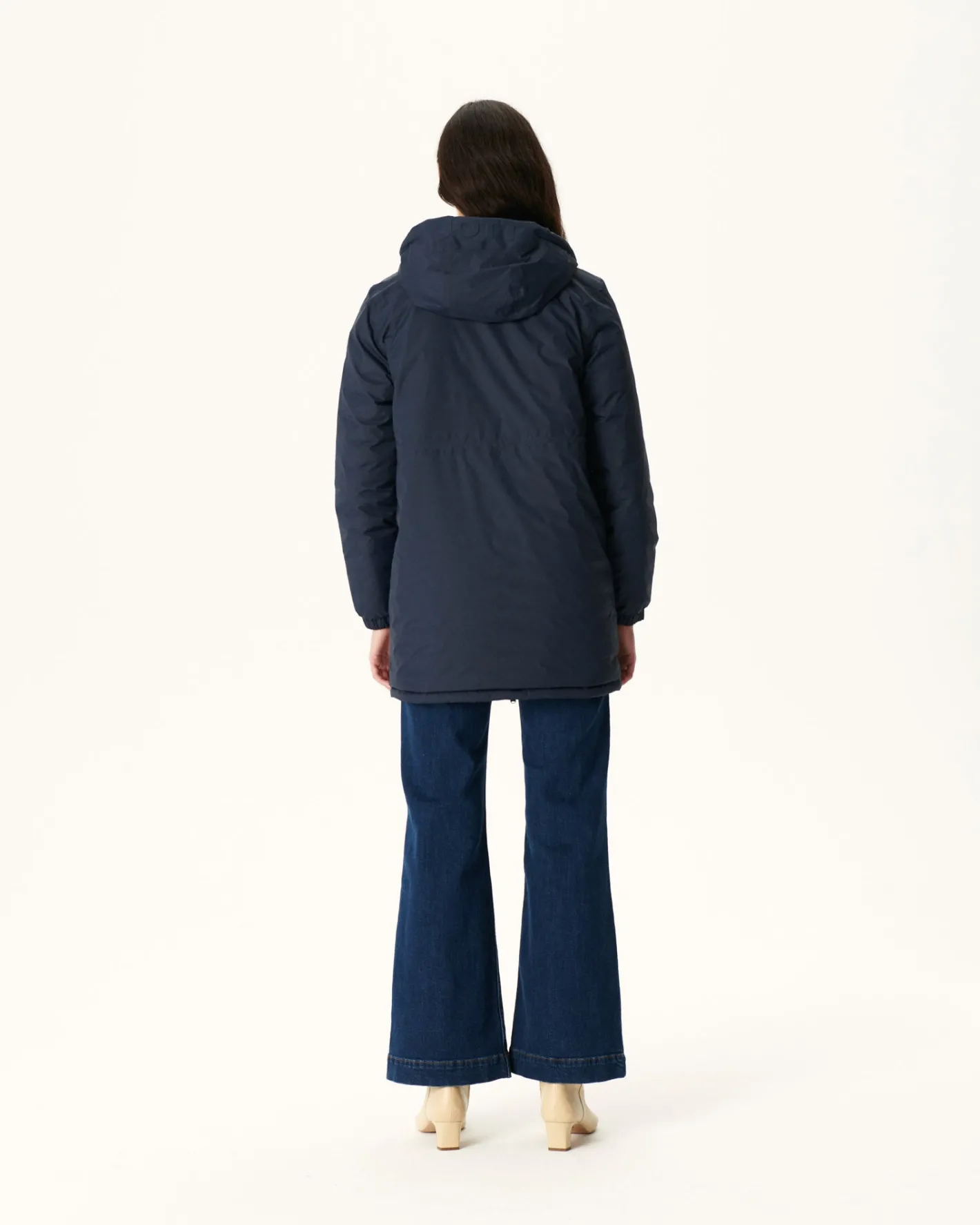 Donzen Jassen & Jacks-JOTT Doudoune Longue Reversible Marine Roma 104 Marine