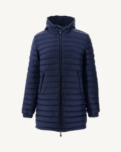 Donzen Jassen & Jacks-JOTT Doudoune Longue Reversible Marine Roma 104 Marine