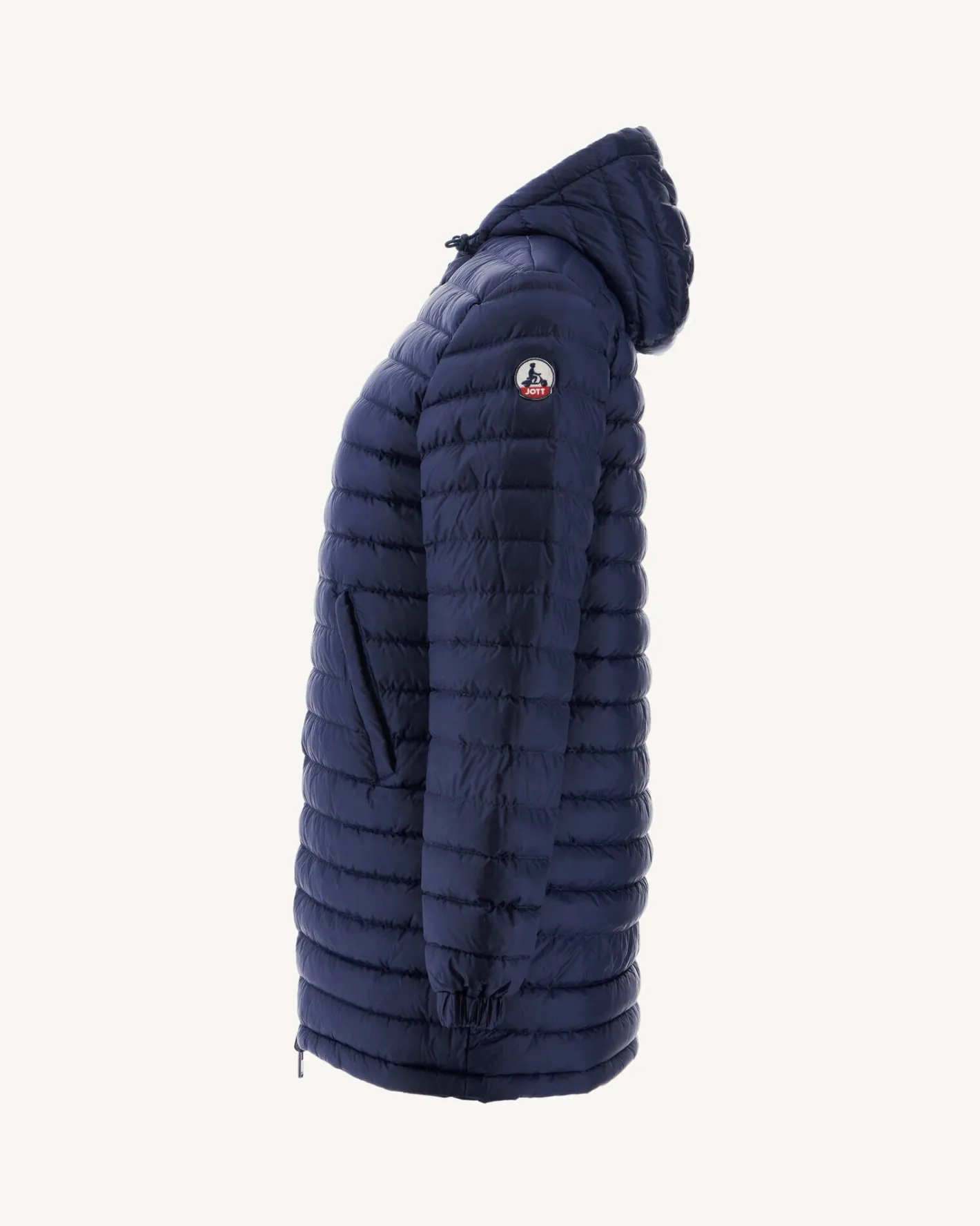 Donzen Jassen & Jacks-JOTT Doudoune Longue Reversible Marine Roma 104 Marine