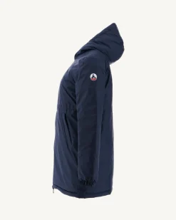 Donzen Jassen & Jacks-JOTT Doudoune Longue Reversible Marine Roma 104 Marine