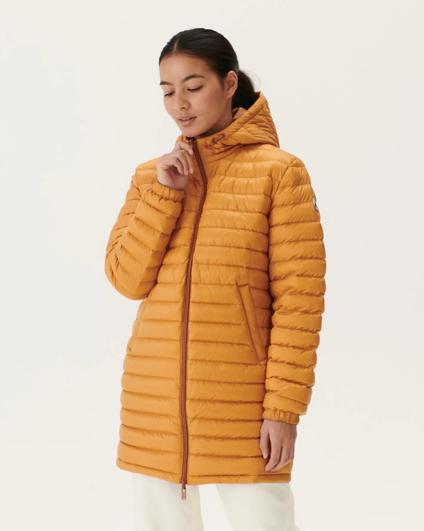 Donzen Jassen & Jacks-JOTT Doudoune Longue Reversible Camel/Camel Clair Roma 8390 Camel/Rust