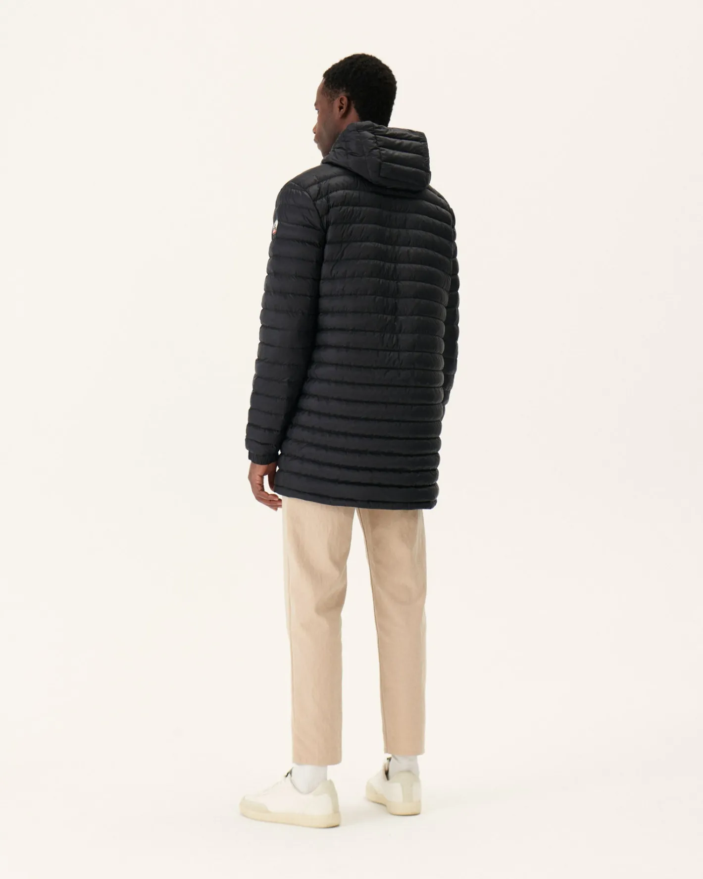 Donzen Jassen & Jacks-JOTT Doudoune Longue Reversible A Capuche Noir Amsterdam 999 Noir