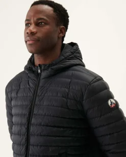 Donzen Jassen & Jacks-JOTT Doudoune Longue Reversible A Capuche Noir Amsterdam 999 Noir