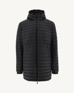 Donzen Jassen & Jacks-JOTT Doudoune Longue Reversible A Capuche Noir Amsterdam 999 Noir