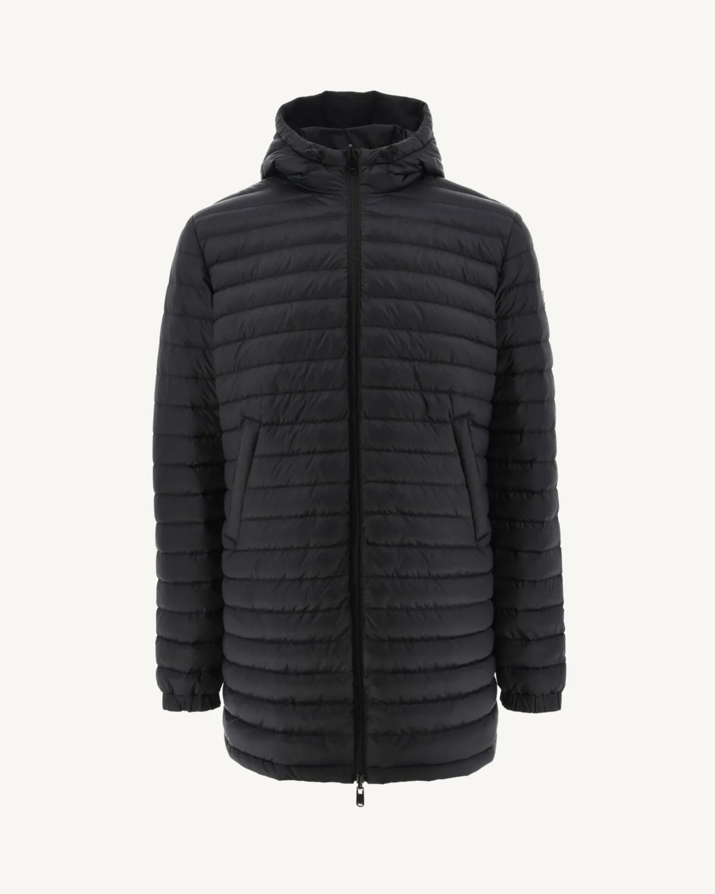 Donzen Jassen & Jacks-JOTT Doudoune Longue Reversible A Capuche Noir Amsterdam 999 Noir