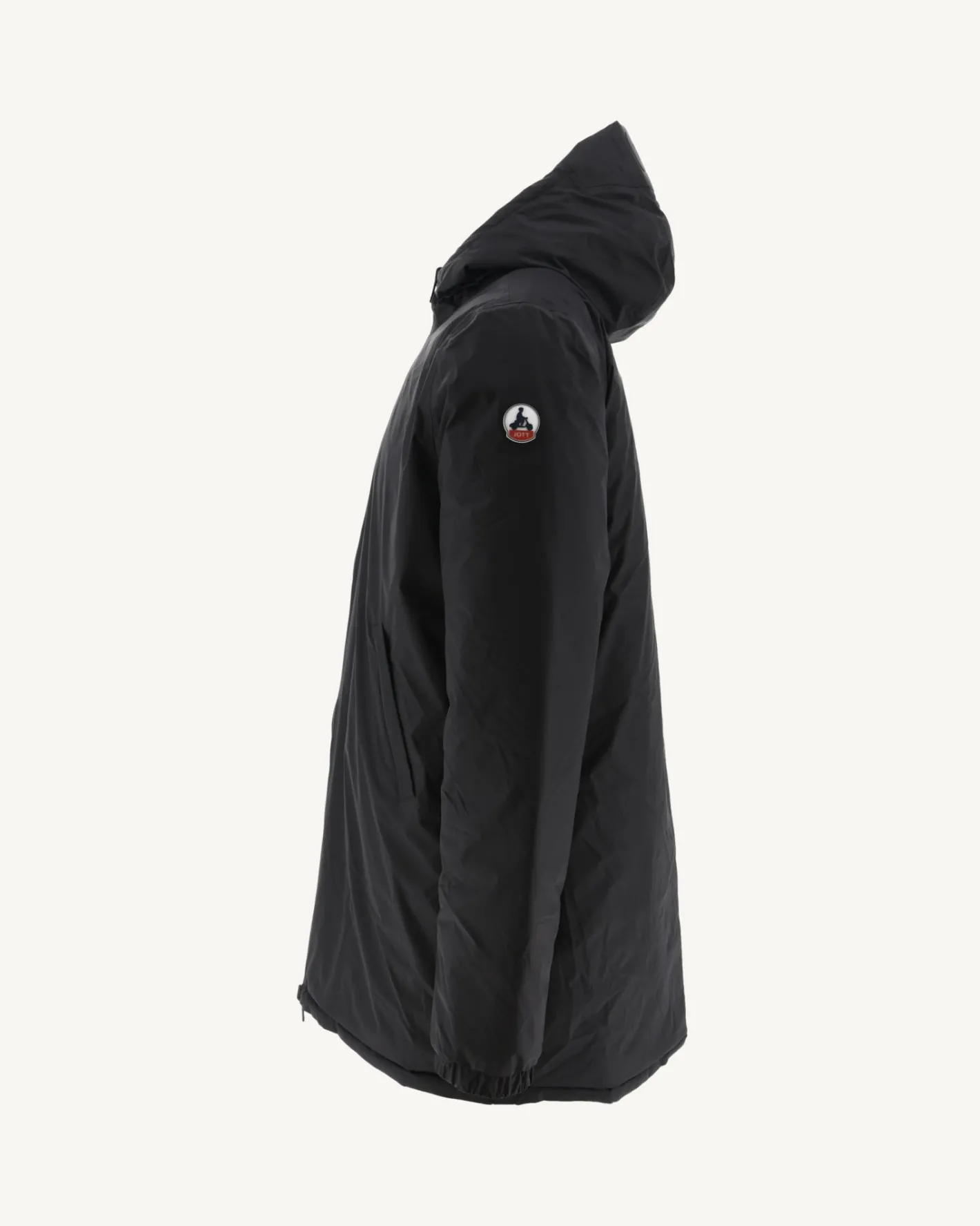 Donzen Jassen & Jacks-JOTT Doudoune Longue Reversible A Capuche Noir Amsterdam 999 Noir