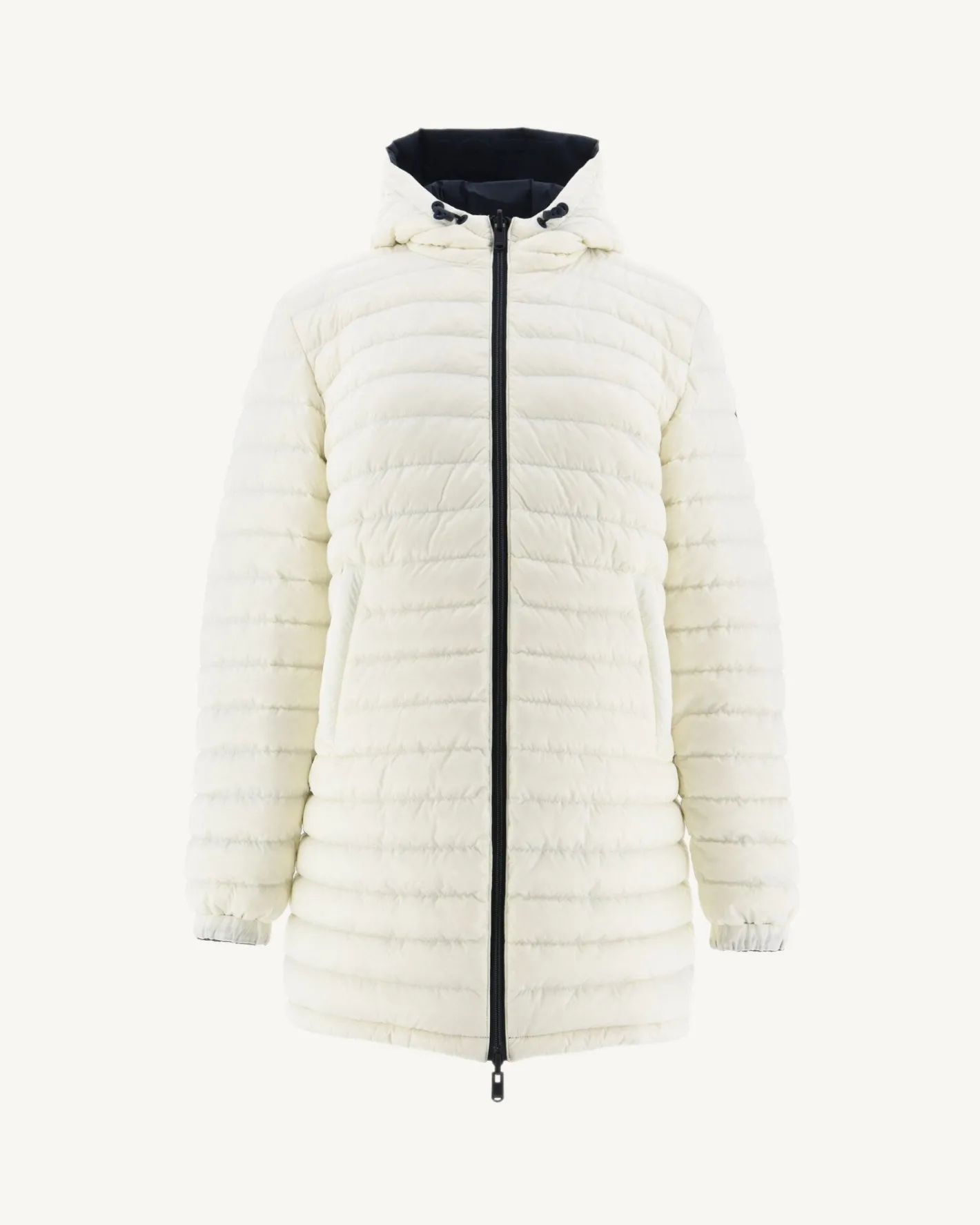 Donzen Jassen & Jacks-JOTT Doudoune Longue Reversible Marine/Blanc Roma 1042 Navy/White