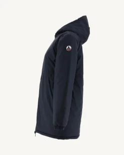 Donzen Jassen & Jacks-JOTT Doudoune Longue Reversible Marine/Blanc Roma 1042 Navy/White