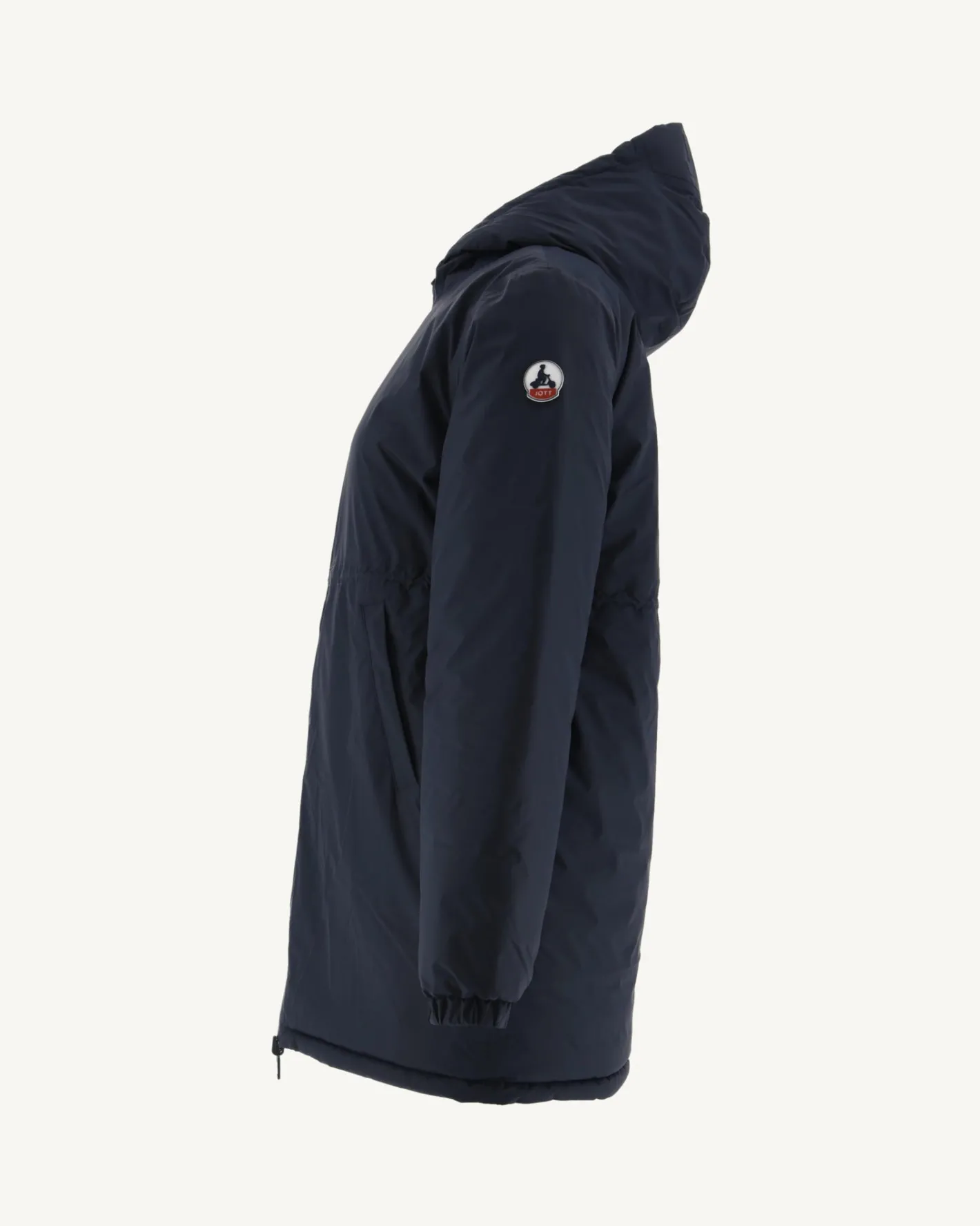 Donzen Jassen & Jacks-JOTT Doudoune Longue Reversible Marine/Blanc Roma 1042 Navy/White