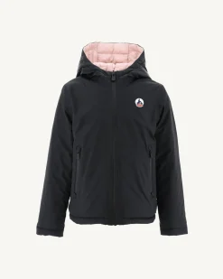 Donzen Jassen-JOTT Doudoune Reversible A Capuche Enfant Noir/Rose Pale Zurich 964 Noir/Rose Pale